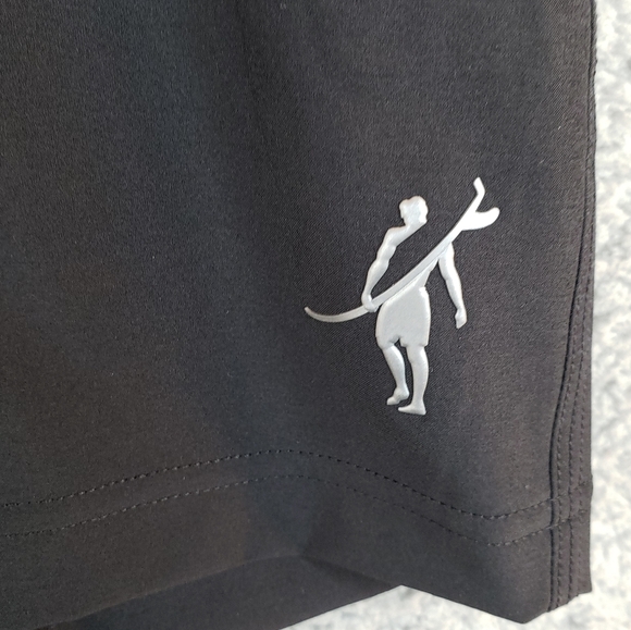 Toes on the Nose Black Board Beach Surf Shorts sz 42 Quick Dry Stretch - Picture 3 of 12